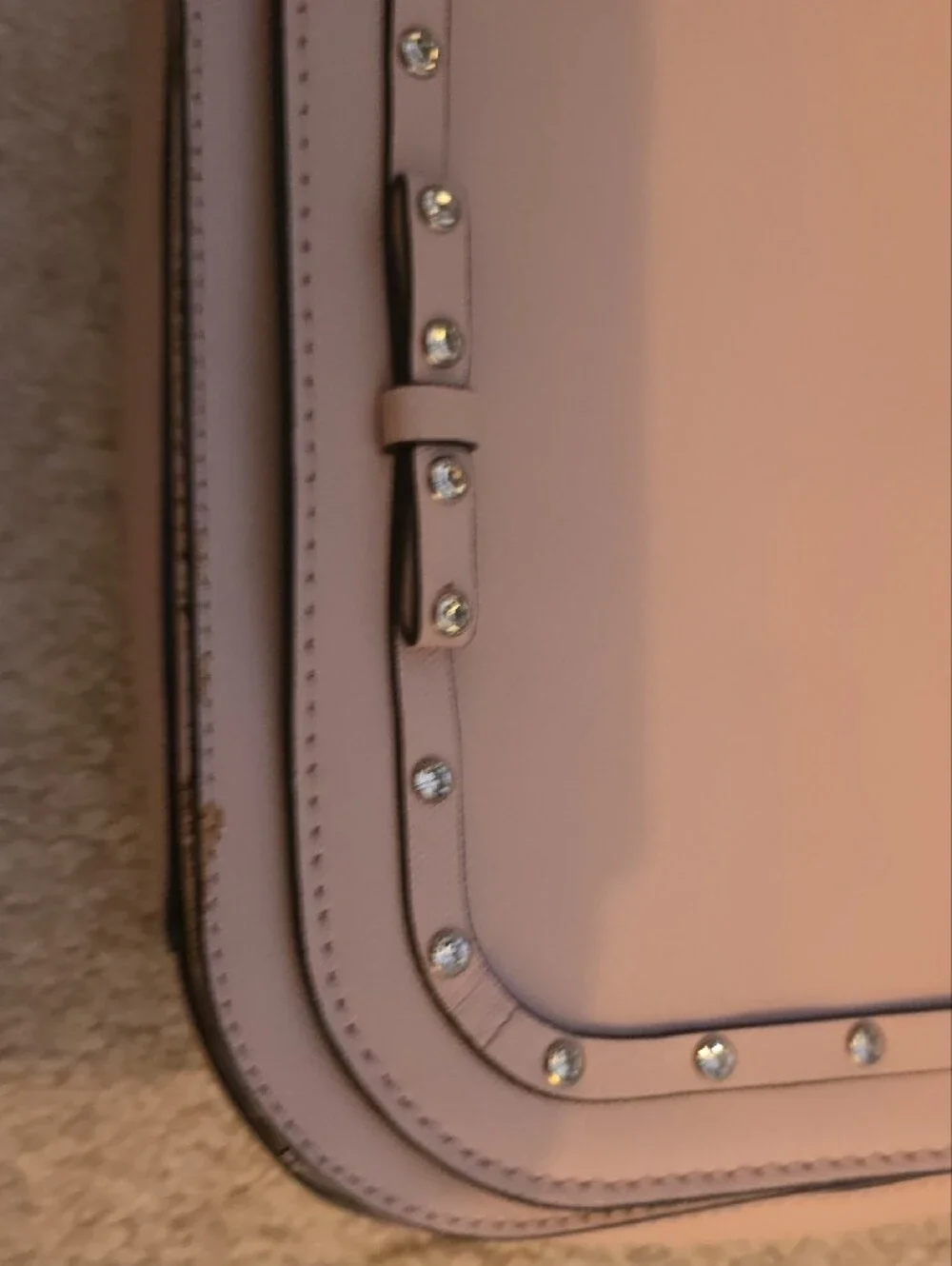 kate spade Blush Pink Studded Crossbody Bag